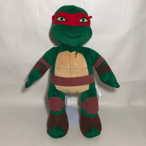 Build a Bear Brand 2014 Nickelodeon Rafael Teenage Mutant Ninja Turtles Plush - Picture 1 of 7